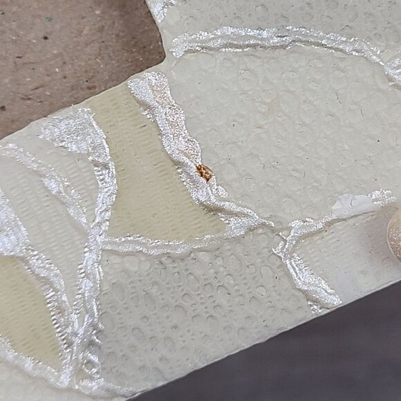 FLORAL 3D Embellished Floral & Pearl Ceramic Photo Picture Frame - Picture 14 of 14